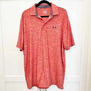UNDER ARMOUR | Red Collared Shirt Size XL